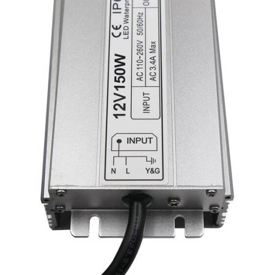 TG150W 12V Led SCR Indoor Dimming Power Supply Size: 288x49x30mm - 3