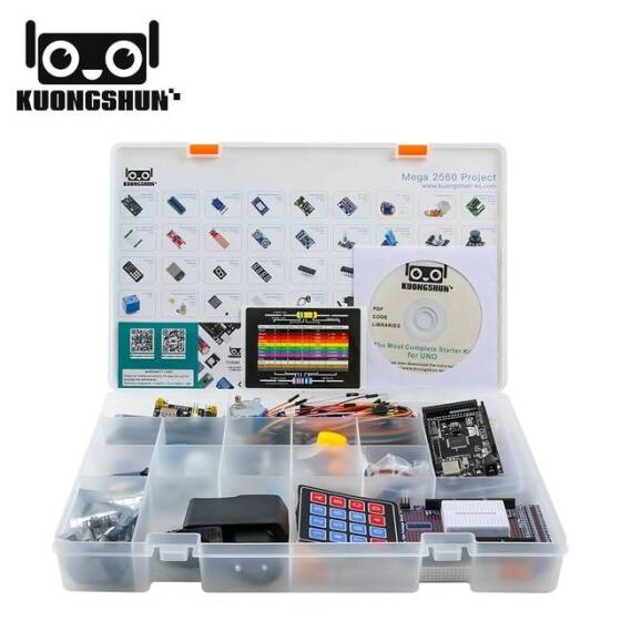 The Most Complete Starter Kit Tutorial for 2560 Board No Battery EU Plug - 5