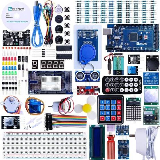 The Most Complete Starter Kit Tutorial for 2560 Board No Battery US Plug - 1