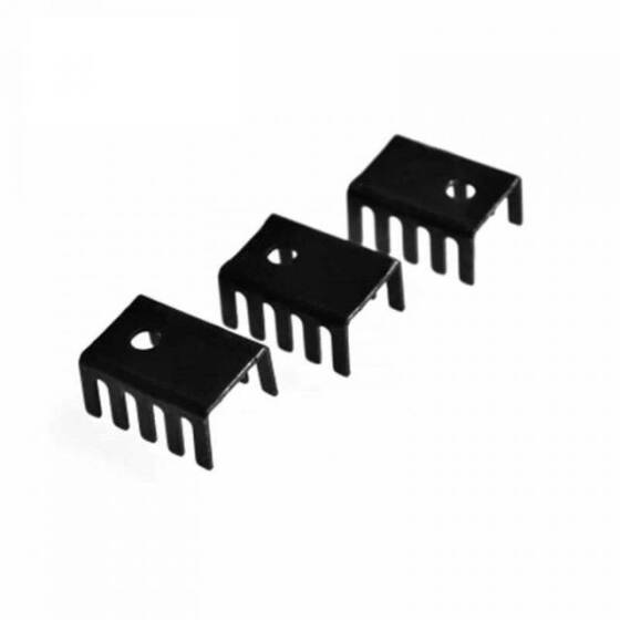 TO220 718 Aluminum Heatsink For Transistor Size:15x10x20mm - 2