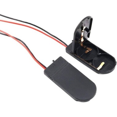 Transparency 2x 6V Button Battery Box CR2032 LIR203 - 4