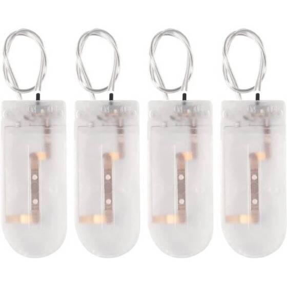 Transparent 1x 6V Battery Holder Box CR2032 LIR203 - 1