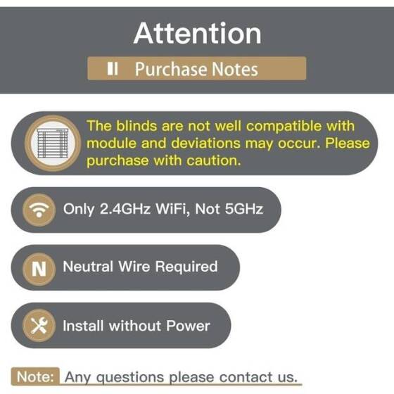 Tuya Smart Wifi Curtain Switch 90-250V For Alexa Original Packing - 2