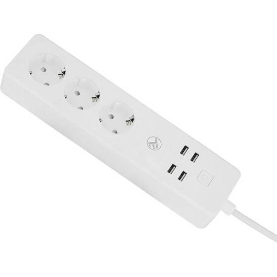 Tuya Wifi Smart Power Strip 4 Usb 4 AC Plug 10A 1.8M For Alexa Google Home French Plug - 1