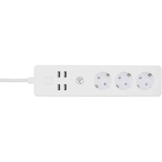 Tuya Wifi Smart Power Strip 4 Usb 4 AC Plug 10A 1.8M For Alexa Google Home French Plug - 2