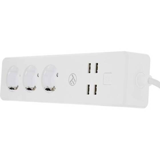 Tuya Wifi Smart Power Strip 4 Usb 4 AC Plug 10A 1.8M For Alexa Google Home French Plug - 3