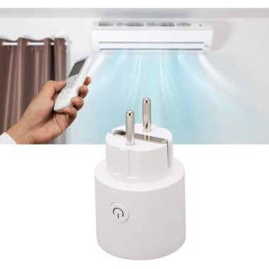 Tuya Wifi Smart Socket Remote Timing Voice Switch US Plug 100-240V 10A For Alexa Size: 53x53x52mm - 3