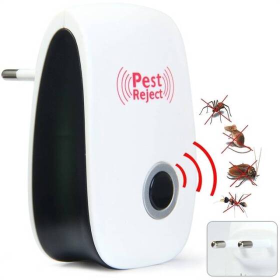 Ultrasonic Anti Mosquito Insect Repeller Rat Mouse Length EU Plug - 1