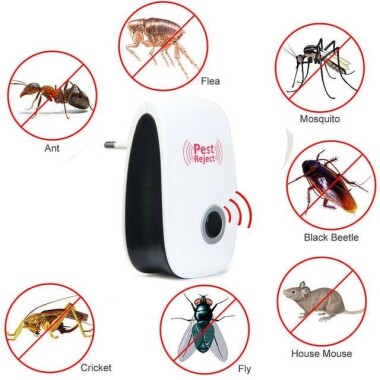 Ultrasonic Anti Mosquito Insect Repeller Rat Mouse US Plug - 4