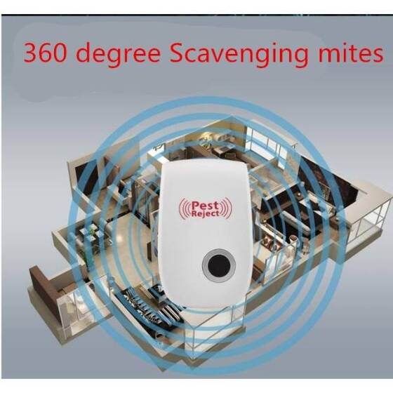 Ultrasonic Anti Mosquito Insect Repeller Rat Mouse Short EU Plug - 3