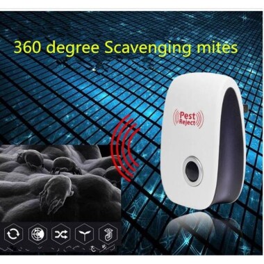 Ultrasonic Anti Mosquito Insect Repeller Rat Mouse Short EU Plug - 4
