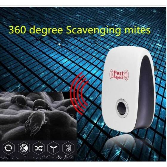 Ultrasonic Anti Mosquito Insect Repeller Rat Mouse Short EU Plug - 4