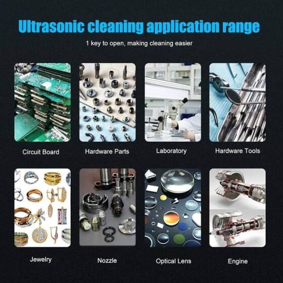 Stainless Steel Ultrasonic Cleaning Machine PS-08A 1.3L 40KHz 60W US Plug 110V - 5