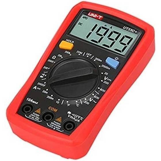 UNI-T UT33B+ Battery Test Manual Range Digital Multimeter With Battery - 4