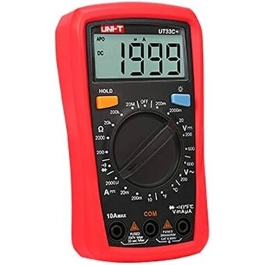 UNI-T UT33C+ Temperature Measuremeng Manual Range Digital Multimeter With Battery - 2