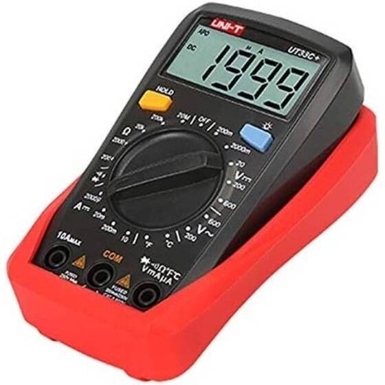 UNI-T UT33C+ Temperature Measuremeng Manual Range Digital Multimeter Without Battery - 3