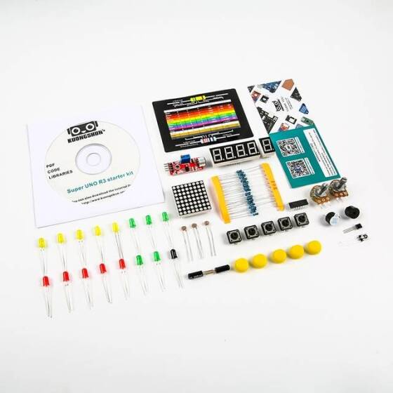 UNO Kit Starter Kit RFID Learning Suite for Arduino Plastic Case With Battery UNO R3 Without Logo - 3