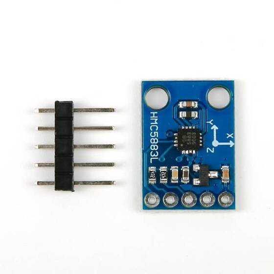 Unsoldered GY-273 HMC5883L 3 Axis Module Magnetic Field Sensor - 1