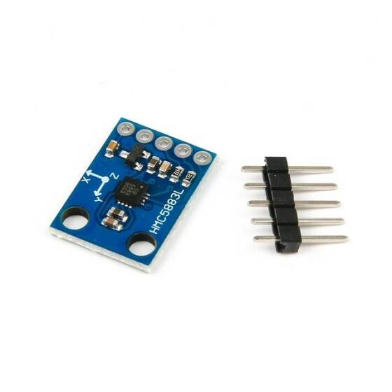 Unsoldered GY-273 HMC5883L 3 Axis Module Magnetic Field Sensor - 2