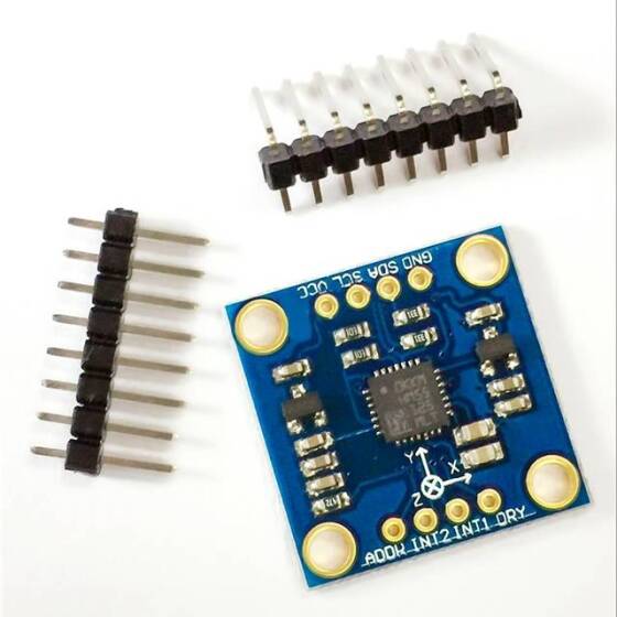 Unsoldered GY-51 LSM303DLH Module 3-Axis Magnetic Field Acceleration - 2