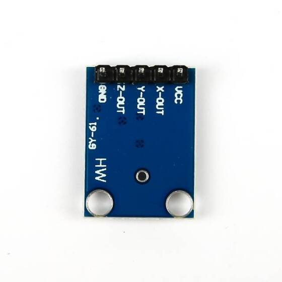 Unsoldered GY-61 ADXL335 3-Axis Accelerometer Tilt Angle Module - 3