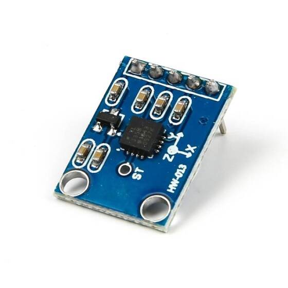Unsoldered GY-61 ADXL335 3-Axis Accelerometer Tilt Angle Module - 4