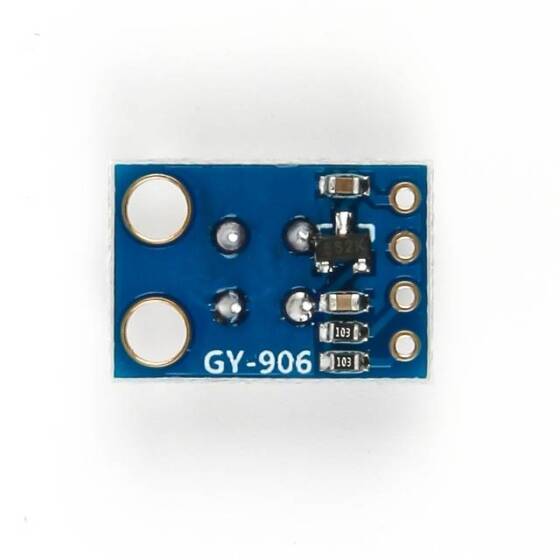 Unsoldered GY-906 MLX90614 BAA Non-Touch Infrared Temperature Sensor Module - 1