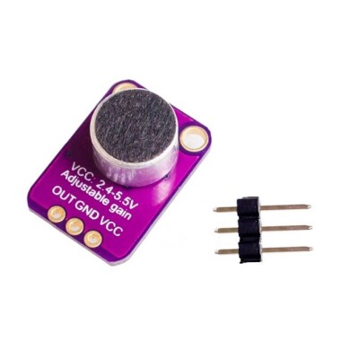 Unsoldered GY-MAX4466 Sound Sensor Module - 2