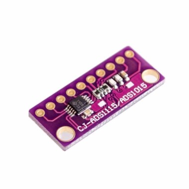 Unsoldered I2C ADS1115 16 Bit ADC 4 Channel Module With Programmable Gain Amplifier 2.0V To 5.5V - 5