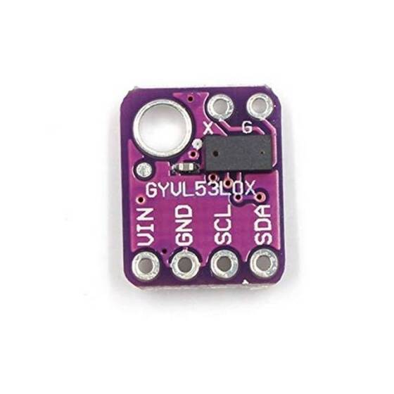 Unsoldered Purple GY-530 VL53L0X Time-of-FLight ToF Laser Ranging Sensor Module - 2
