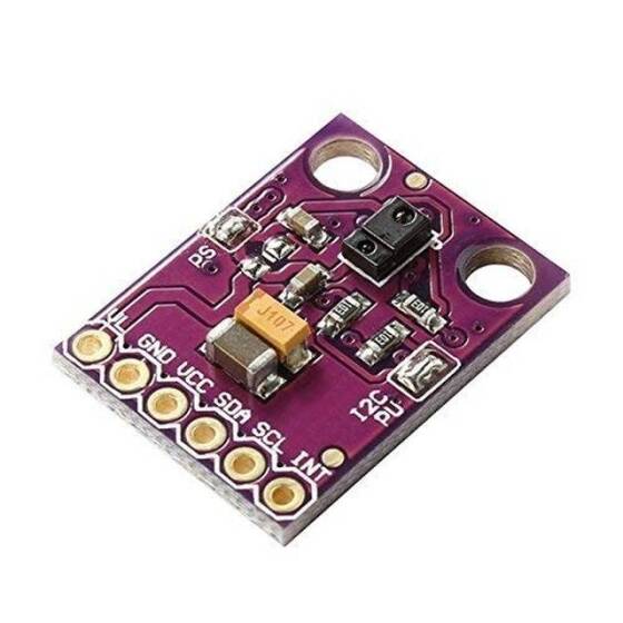 Unsoldered Purple GY-9960 3.3V APDS-9960 RGB Infrared IR Gesture Sensor Module - 2