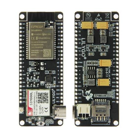 Unsoldered TTGO T-Call V1.4 ESP32 Wireless Module SIM Antenna SIM Card SIM800L Module CH9102F Chip - 11