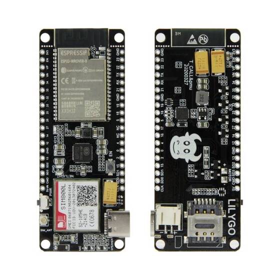 Unsoldered TTGO T-Call&PMU ESP32 Wireless Module SIM Antenna SIM Card SIM800L Module CH9102F Chip - 1
