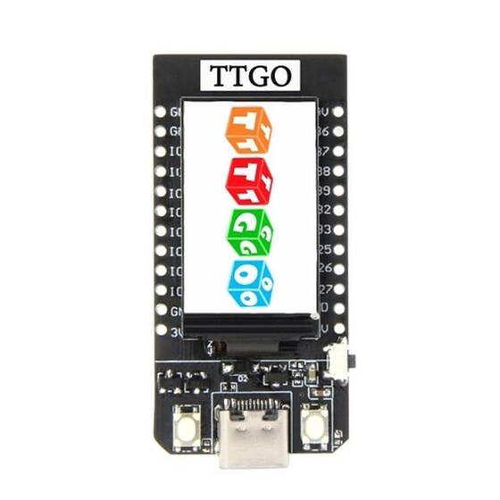 Unsoldered TTGO T-Display ESP32 WiFi Bluetooth Module Development Board 1.14 Inch LCD Control Board 16MB CH9102F Chip - 1