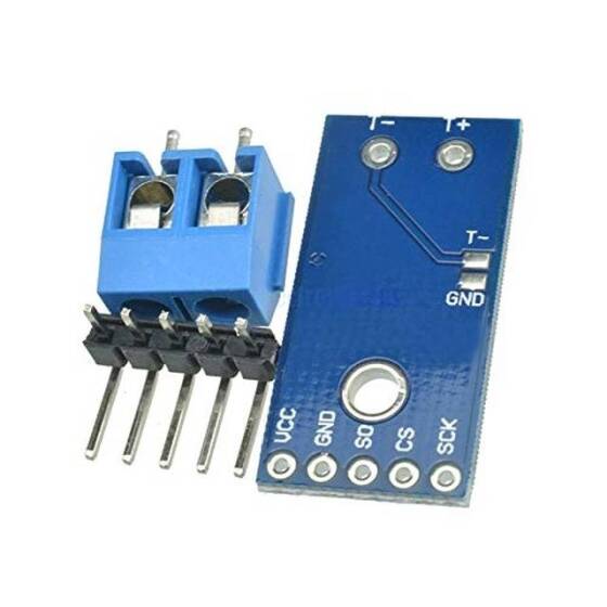 Unwelded MAX31855K Thermocouple Temperature Measurement Sensor Module - 3