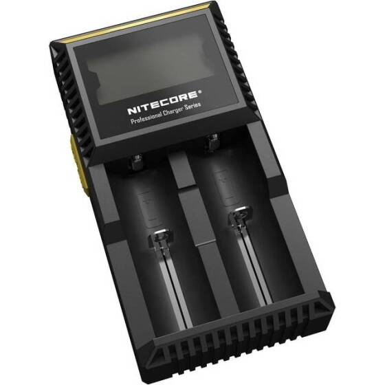US NITECORE D2 Digicharger 2 slots Intelligent Charger With LCD Display For Li-ion/LifePO4/Ni-MH/Ni-Cd/AA/AAA Battery - 1