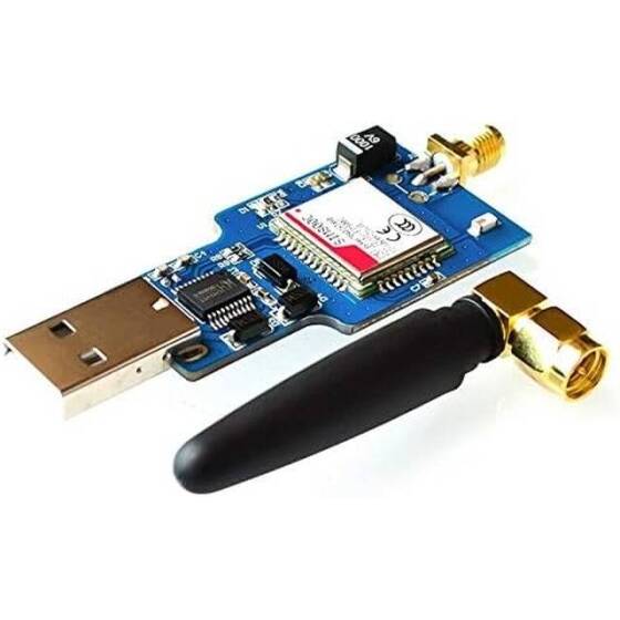 USB To GSM Serial GPRS SIM800C Module With Bluetooth Computer Control Calling With Glue Stick Antenna - 1