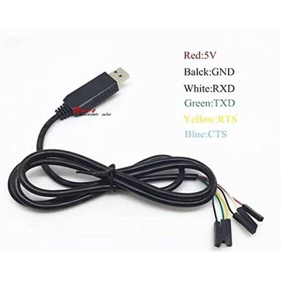 USB to TTL Serial Cable Adapter FT232 USB Cable FT232RL TTL With CTS RTS 6 Pin - 2
