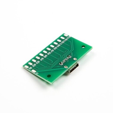 USB Type-C to Dip PCB Connector Bulletin Board Test Board Solder Socket Dip Pin Header Adapter Module - 8