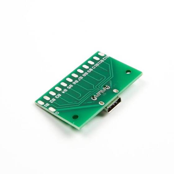 USB Type-C to Dip PCB Connector Bulletin Board Test Board Solder Socket Dip Pin Header Adapter Module - 8
