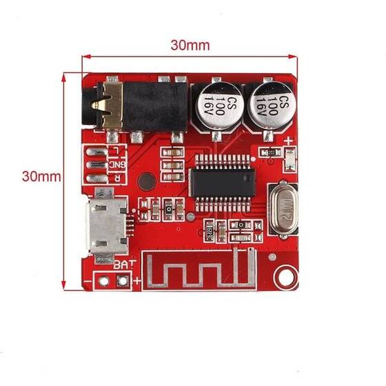 VHM-314 Red MP3 Bluetooth Decoder Board Nondestructive Car Speaker Amplifier Retrofit Bluetooth 4.1 Circuit Board - 7