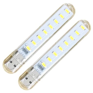 Warm Mini U-Shaped Night Light 8 Led 5V - 1