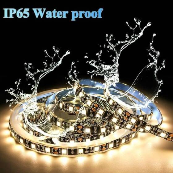 Warm White 9mm 12V LED Exposed Light String With High Quality Circuit Board 50LED/Set - 5