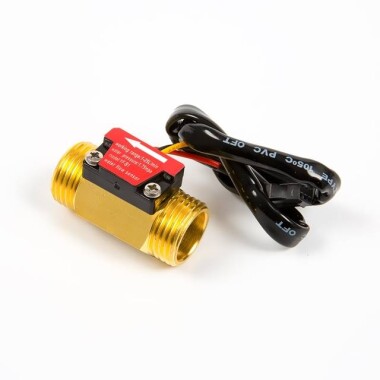Water Flow Sensor (Sea) YF-B1 Flowmeter G1/2 1-25L/min 3.5-12V Brass - 3