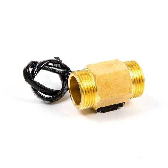 Water Flow Sensor (Sea) YF-B10 Flowmeter DN25 1-50L/min 3.5-12V Brass - 2