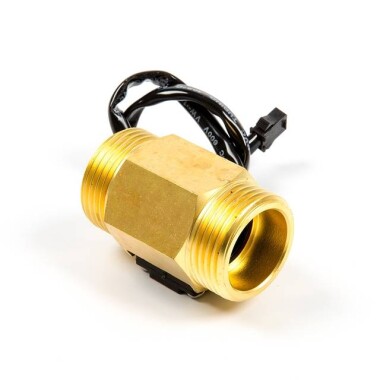 Water Flow Sensor (Sea) YF-B10 Flowmeter DN25 1-50L/min 3.5-12V Brass - 3