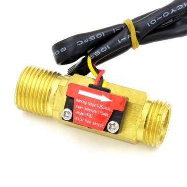 Water Flow Sensor (Sea) YF-B3 Flowmeter G1/2 1-25L/min 3.5-12V Brass - 3