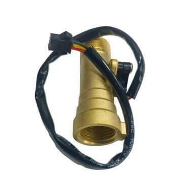 Water Flow Sensor (Sea) YF-B8 Flowmeter G1/2 1-30L/min 3-24V Brass - 2
