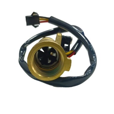 Water Flow Sensor (Sea) YF-B8 Flowmeter G1/2 1-30L/min 3-24V Brass - 4
