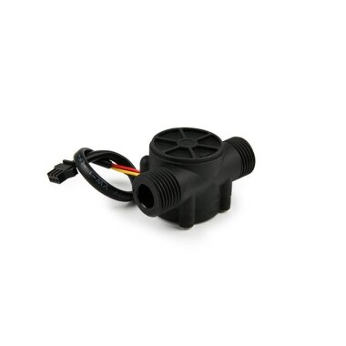 Water Flow Sensor (Sea) YF-S201 Flowmeter G1/2 1-30L/Min Black 5-24V - 2